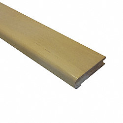 Prefinished Farmhouse White Birch Hardwood 3/4 in thick x 3.125 in wide x 78 in Length Stair Nose
